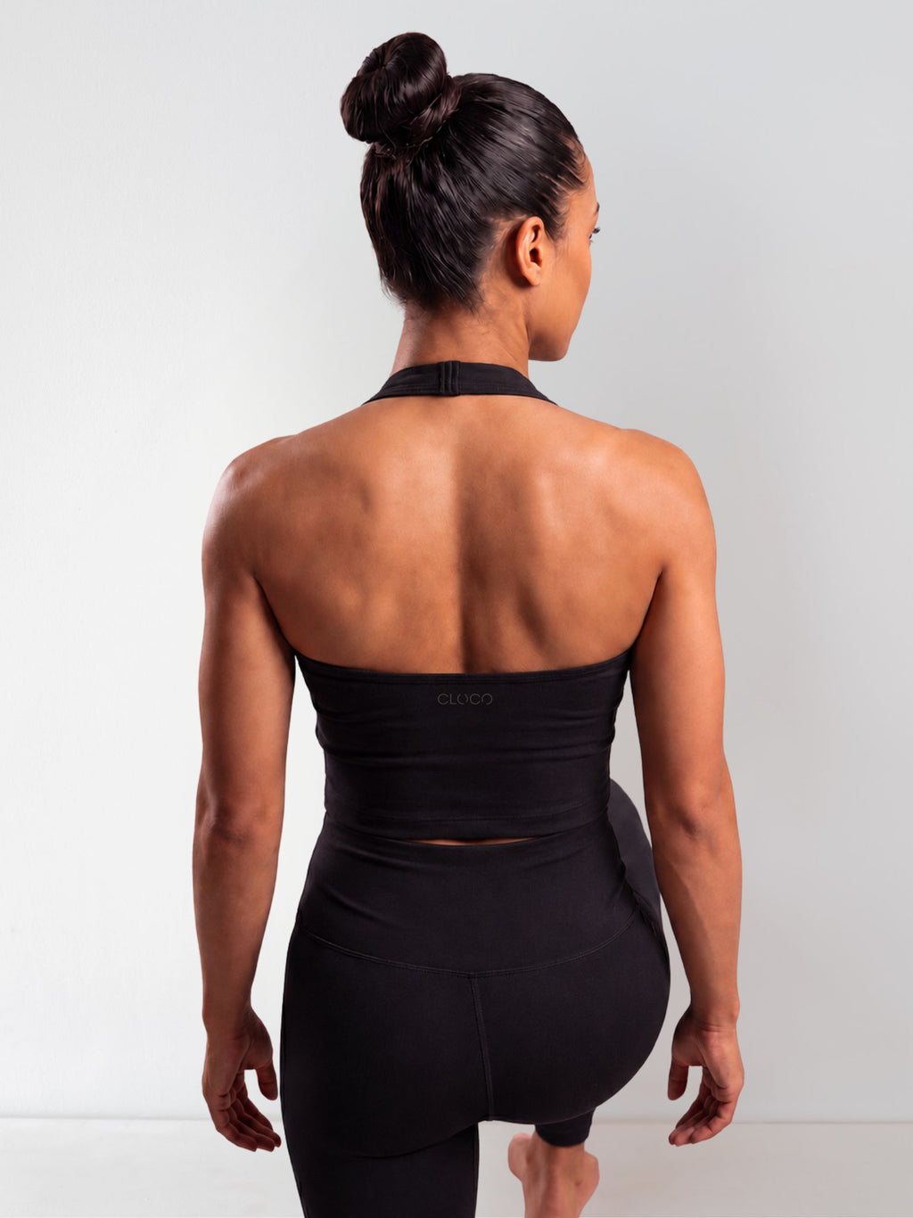 PRE ORDER: Non-Toxic Halterneck Gym Top in Organic Cotton
